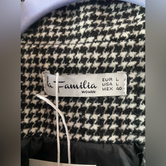 houndstooth wool vest coat - Picture 4 of 10